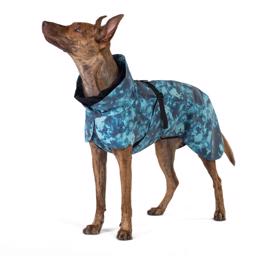 Paikka Visibility Refleks Regnjakke til Hunden Lite Petrol Dye